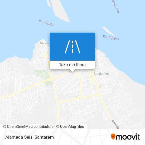 Alameda Seis map