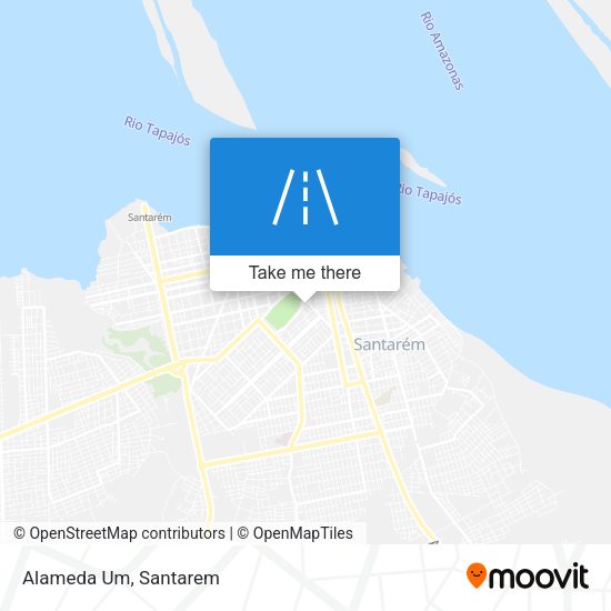 Alameda Um map