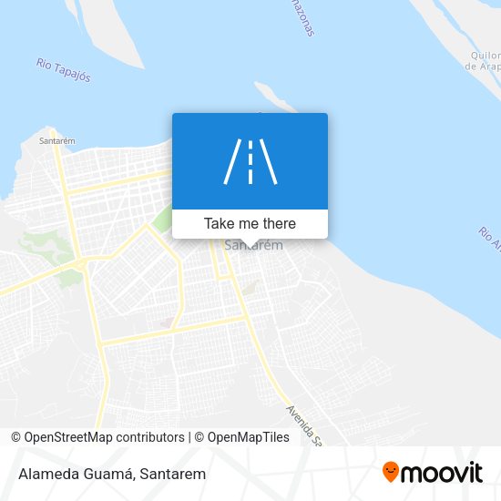 Alameda Guamá map