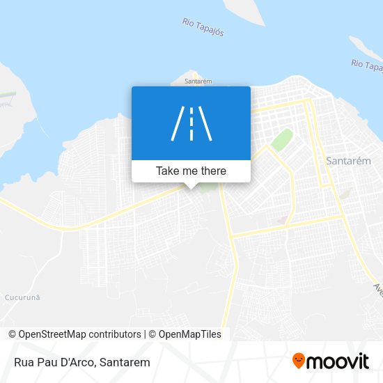 Rua Pau D'Arco map