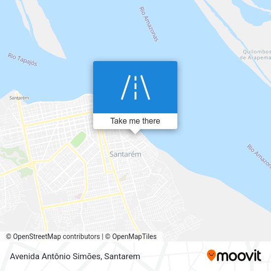 Avenida Antônio Simões map