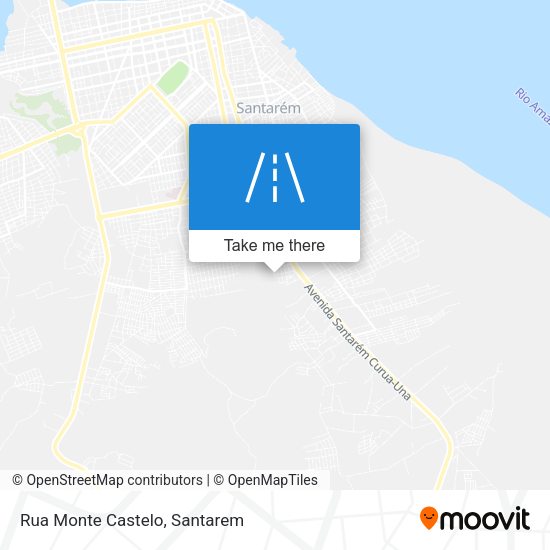 Rua Monte Castelo map