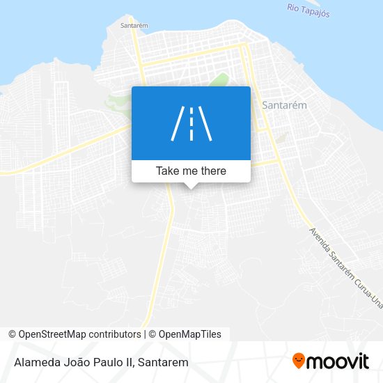 Alameda João Paulo II map