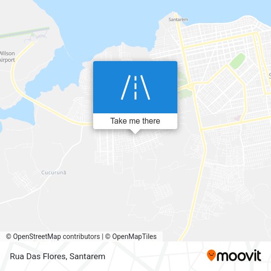 Rua Das Flores map