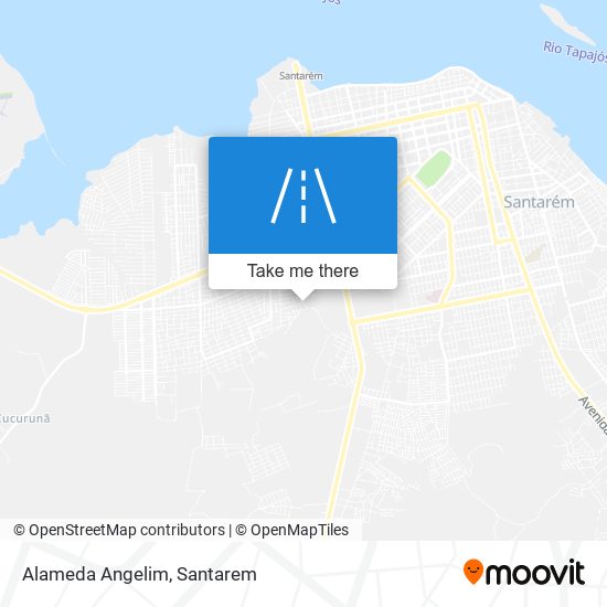 Alameda Angelim map