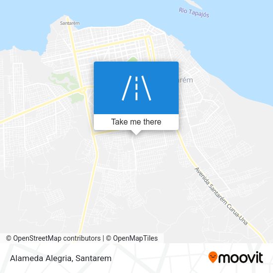 Alameda Alegria map