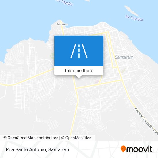 Rua Santo Antônio map
