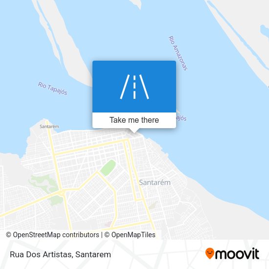 Rua Dos Artistas map