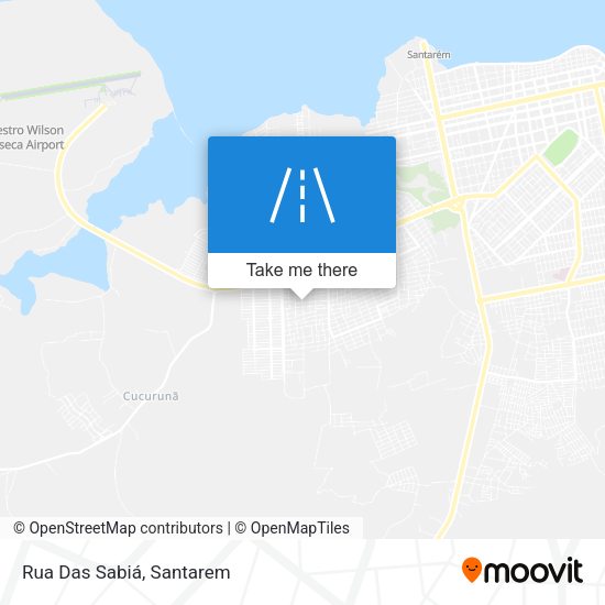 Rua Das Sabiá map