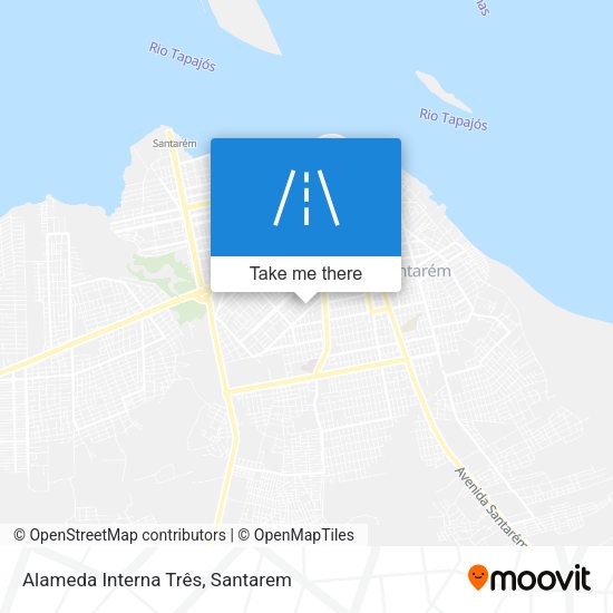 Alameda Interna Três map