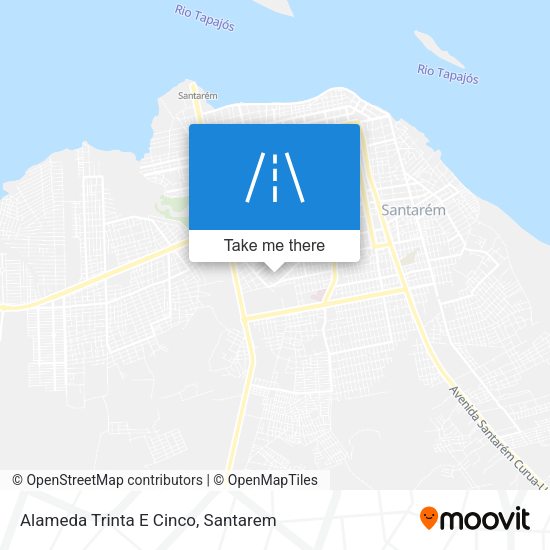 Alameda Trinta E Cinco map
