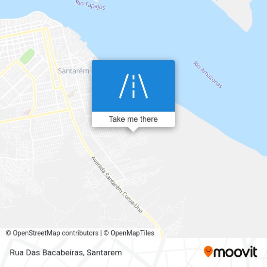 Rua Das Bacabeiras map