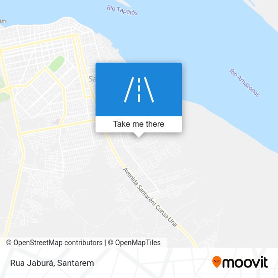 Rua Jaburá map
