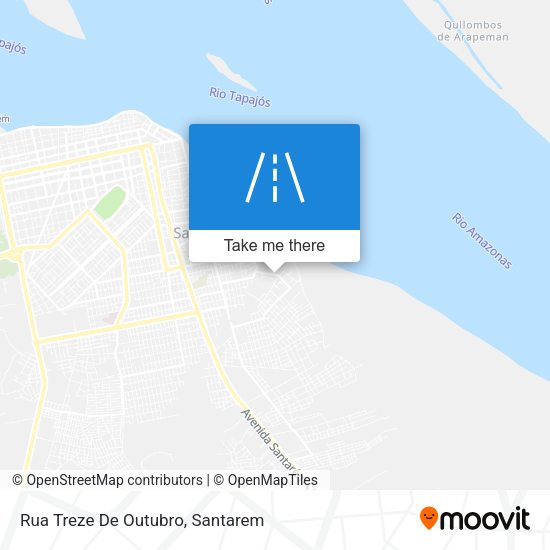 Rua Treze De Outubro map
