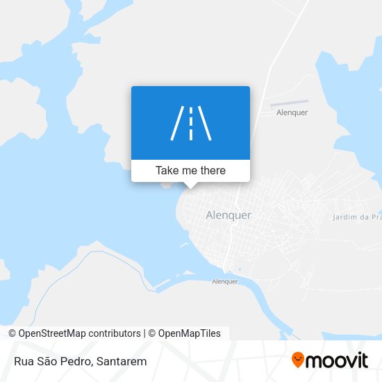 Rua São Pedro map