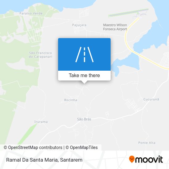 Ramal Da Santa Maria map