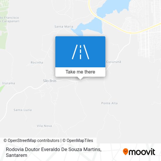 Rodovia Doutor Everaldo De Souza Martins map