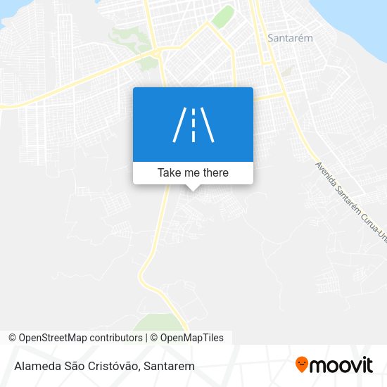 Alameda São Cristóvão map