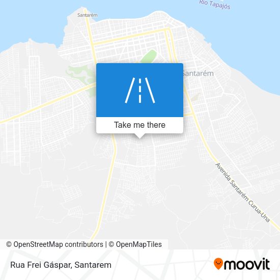 Rua Frei Gáspar map