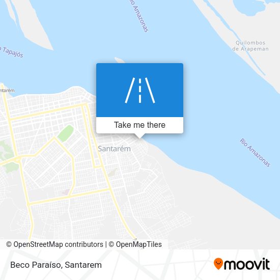 Beco Paraíso map