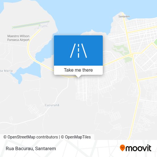 Rua Bacurau map