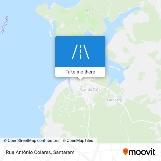 Rua Antônio Colares map