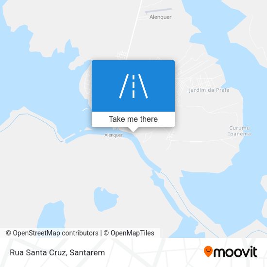 Rua Santa Cruz map