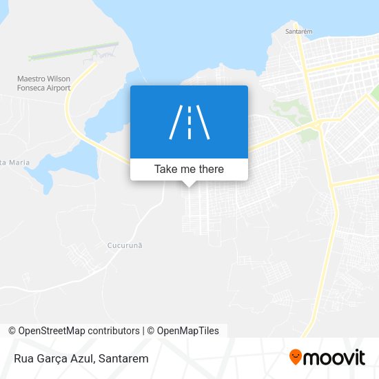Rua Garça Azul map