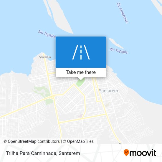 Trilha Para Caminhada map