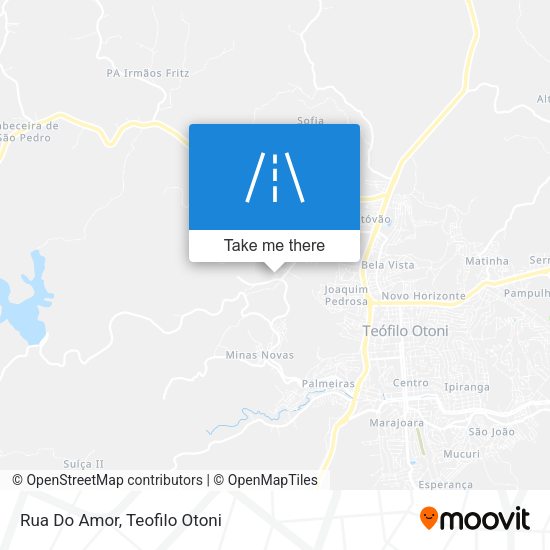 Rua Do Amor map