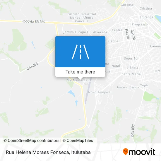 Rua Helena Moraes Fonseca map