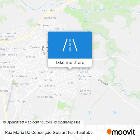 Rua Maria Da Conceição Goulart Fur map