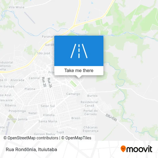 Rua Rondônia map