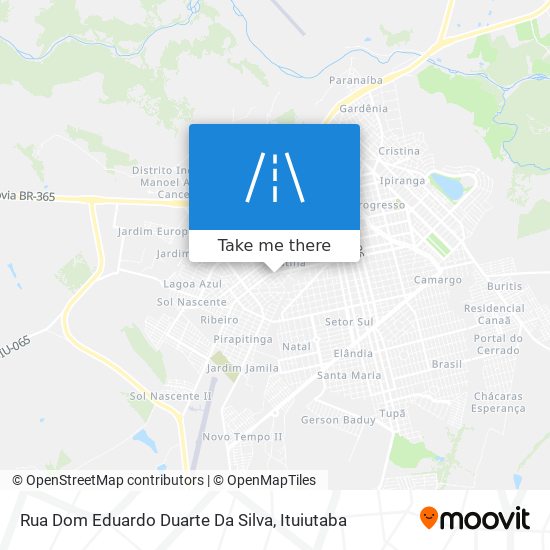 Mapa Rua Dom Eduardo Duarte Da Silva