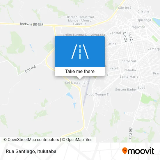 Rua Santiago map