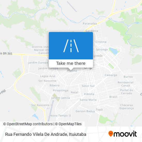 Rua Fernando Vilela De Andrade map