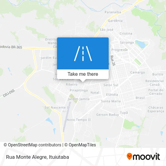 Rua Monte Alegre map