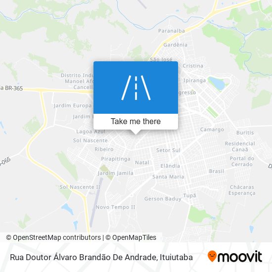 Rua Doutor Álvaro Brandão De Andrade map