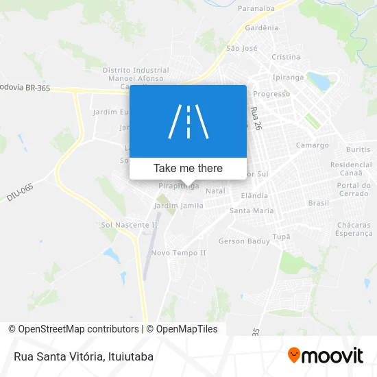 Rua Santa Vitória map