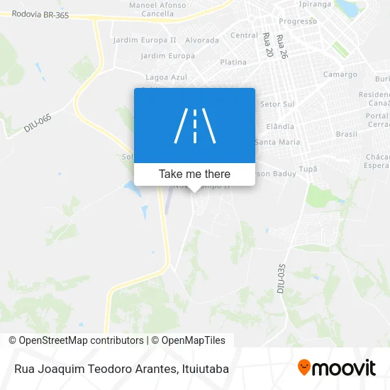 Rua Joaquim Teodoro Arantes map