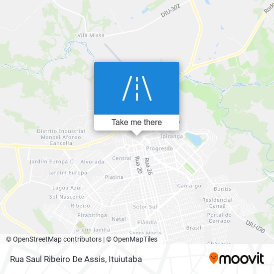 Mapa Rua Saul Ribeiro De Assis