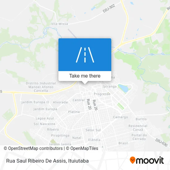 Rua Saul Ribeiro De Assis map