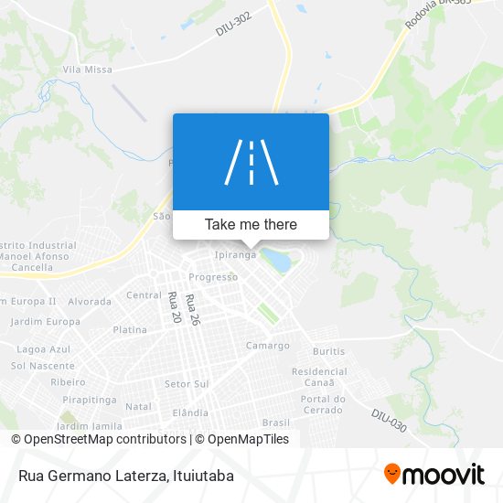 Rua Germano Laterza map
