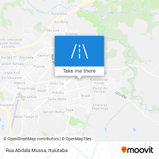 Mapa Rua Abdala Mussa