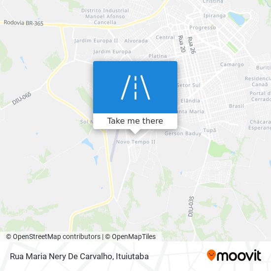 Rua Maria Nery De Carvalho map