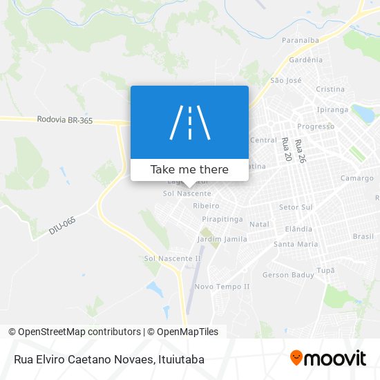 Rua Elviro Caetano Novaes map