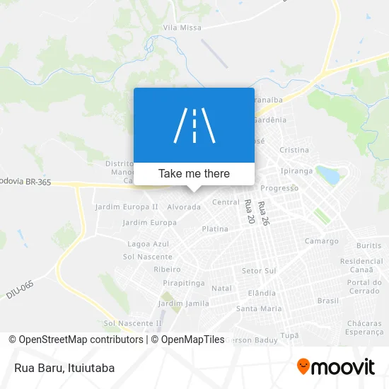 Rua Baru map