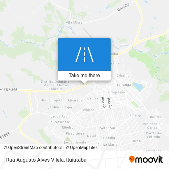 Rua Augusto Alves Vilela map