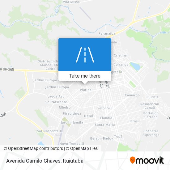 Mapa Avenida Camilo Chaves