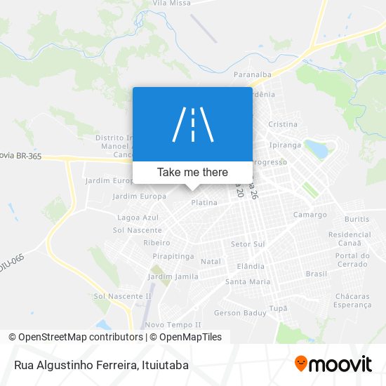 Rua Algustinho Ferreira map